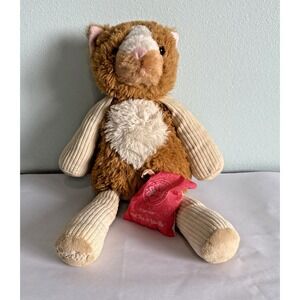 Scentsy Buddy Scratch The Cat Plush 15" w Scent Pack Sweet Pea & Vanilla